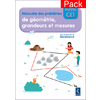 RESOUDRE DES PROBL. DE GEOMETR. GRANDEURS ET MESURES CE1 P/10 CAHIERS