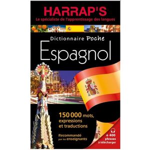DICTIONNAIRE HARRAPS POCHE ESPAGNOL ED.2019