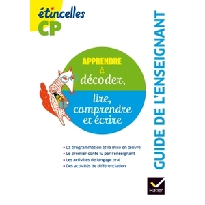 ETINCELLES LIVRE DE LECTURES CP GUIDE PEDAGOGIQUE ED.2016