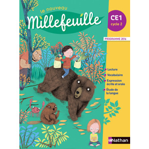 LE NOUVEAU MILLEFEUILLE CE1 MANUEL - ED.2017