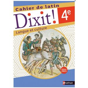 DIXIT LATIN 4E CAHIER D'ACTIVITES - ED.2021