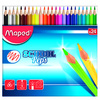 SCHOOLPEP'S 24 CRAYONS COULEURS ASSORTIS