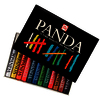 PANDA 1 LOT DE 12 PASTELS A L'HUILE COLORIS ASSORTIS