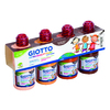 GIOTTO 4 FLACONS GOUACHE 250ML COLORIS TONS DE PEAUX