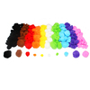 +300 POMPONS TAILLES ET COLORIS ASSORTIS