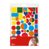 +590 GOMMETTES FORMES ET COULEURS ASSORTIES