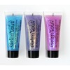 +3 TUBES GEL PAILLETÉ 25ML ROSE/MAUVE/TURQUOISE