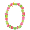 +70 PERLES PLASTIQUES TRANLUCIDES 25MM FORMES ET COLORIS ASSORTIS