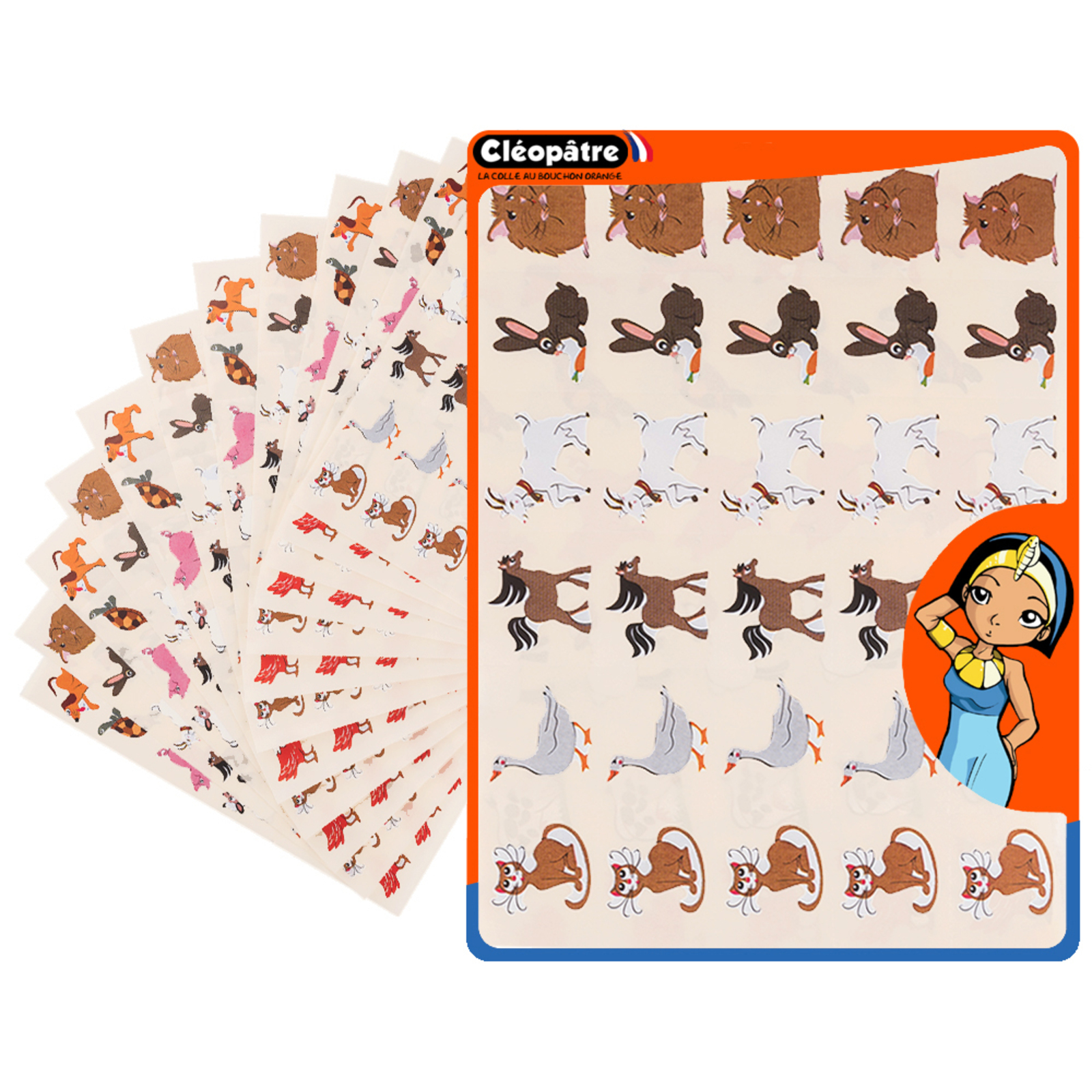 720 GOMMETTES ANIMAUX DOMESTIQUES K754992 - Frimaudeau BtoC