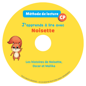 J'APPRENDS A LIRE AVEC NOISETTE CP CD AUDIO - ED.2018