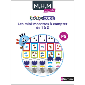 MHM - COLORCODE - LES MINI-MONSTRES À COMPTER DE 1 À 3 PS