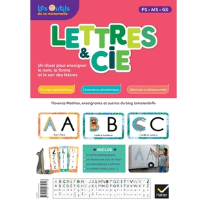 LETTRES ET CIE PS, MS, GS - GUIDE + FLASHCARDS - ED. 2022