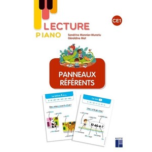 LECTURE PIANO CE1 PANNEAUX REFERENTS - ED.2021