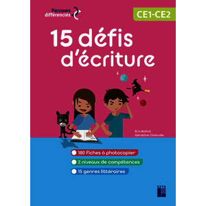 DÉFIS D'ÉCRITURE D'INVENTION CE1-CE2 (+ RESSOURCES NUMÉRIQUES)