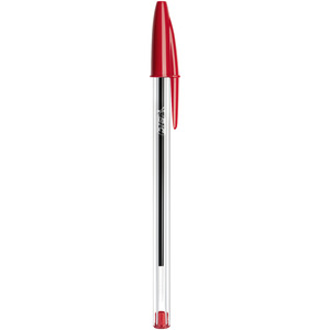 CRISTAL MEDIUM 50 STYLOS BILLES ROUGE