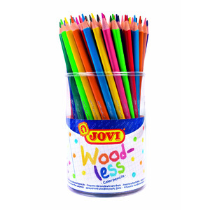 WOODLESS POT 84 CRAYONS COULEURS ASSORTIS