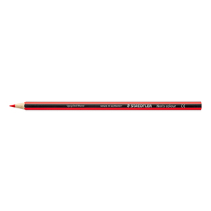 NORIS COLOUR 185 12 CRAYONS COULEURS ROUGE