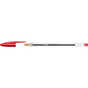 CRISTAL MEDIUM STYLO BILLE ROUGE