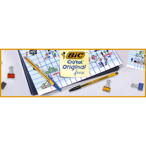 BIC CRISTAL FINE STYLO BILLE BLEU