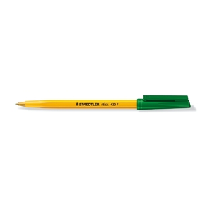 /#STYLO-BILLE STICK 430 F POINTE FINE VERTE