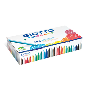 TURBO MAXI SCHOOLPACK 288 FEUTRES COLORIS ASSORTIS