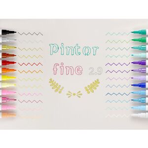 PINTOR POINTE FINE 6 COLORIS FUN ASSORTIS