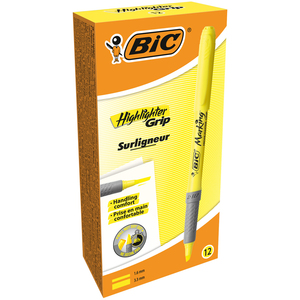 HIGHLITER GRIP SURLIGNEUR JAUNE