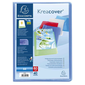 KRÉACOVER PROTÈGE-DOCUMENTS PERSONNALISABLE 80 VUES