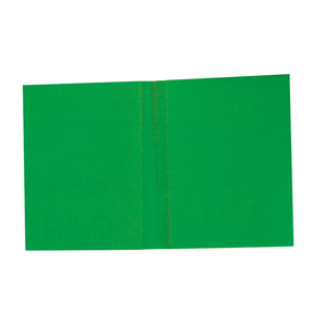 PROTÈGE-CAHIER CARTON 17X22 2 RABATS 225GR VERT