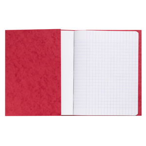 PROTÈGE-CAHIER ROUGE CARTON 17X22 2 RABATS 225GR