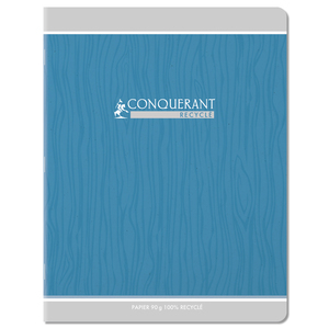 CAHIER CONQUERANT CLASSIQUE AGRAFE 170X220 96P 90G SEYES RECYCLÉ