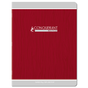 CAHIER CONQUERANT CLASSIQUE AGRAFE 170X220 96P 90G SEYES RECYCLÉ