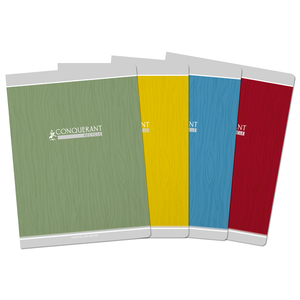 CAHIER CONQUERANT CLASSIQUE AGRAFE 240X320 96P 90G SEYES RECYCLÉ