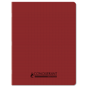 CAHIER PP RECYCLÉ 17X22 96P SÉYÈS ROUGE