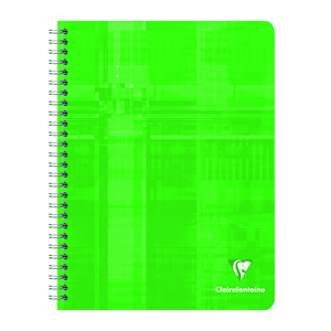 CLAIREFONTAINE CAHIER 17X22 100P 5X5 90G RELIURE INTÉGRALE