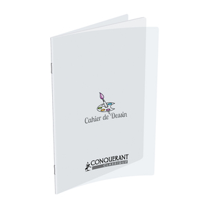 CAHIER DESSIN PP 24X32 48P UNI 90G