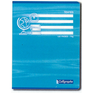 CAHIER DE TEXTES CARTE 17X22 120P PIQURE