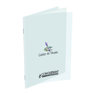 CAHIER DESSIN PP 24X32 96P UNI 90G