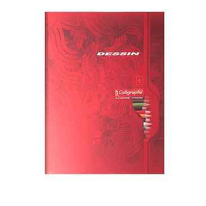 CAHIER DESSIN 17X22 32P UNI 90G