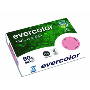 EVERCOLOR RECYCLÉ ROSE A4 RAMETTE 500F 80G