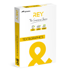 REY TEXT & GRAPHICS A4 RAMETTE 500F 80G