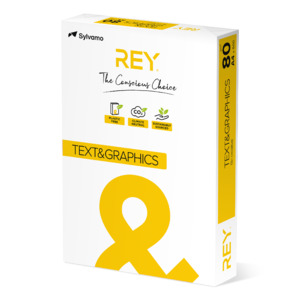 REY TEXT & GRAPHICS A4 RAMETTE 500F 80G