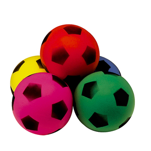 12 ballons football en mousse - diamètre : 20cm - Sportibel SA