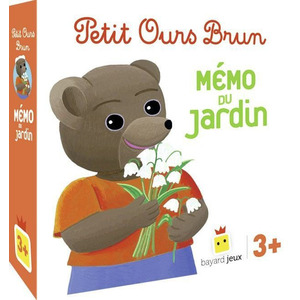 PETIT OURS BRUN MÉMO DU JARDIN