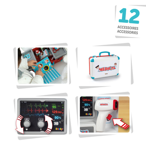 MALLETTE MÉDICALE 12 PIÈCES