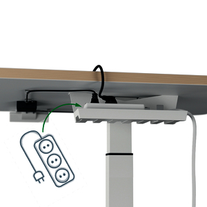 BUREAU ASSIS DEBOUT COMPACT ELECTRIQUE