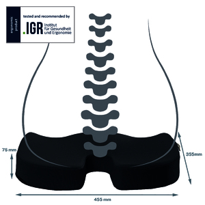 1 COUSSIN DE SIEGE ERGO COSY COLORIS GRIS