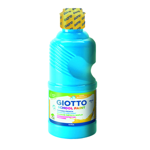 GIOTTO FLACON GOUACHE 250ML CYAN