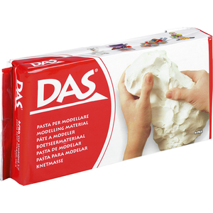 DAS Blanc 1KG PÂTE À MODELER AUTO DURCISSANTE