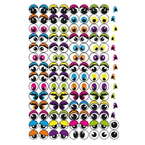 594 GOMMETTES YEUX ASSORTIES